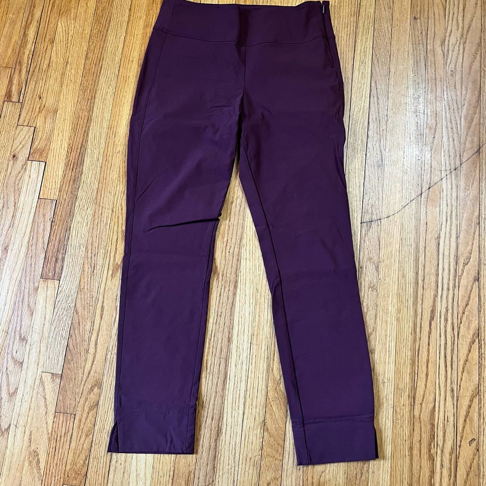 Athleta Women's Ankle-Length Cropped Pants in Deep Plum